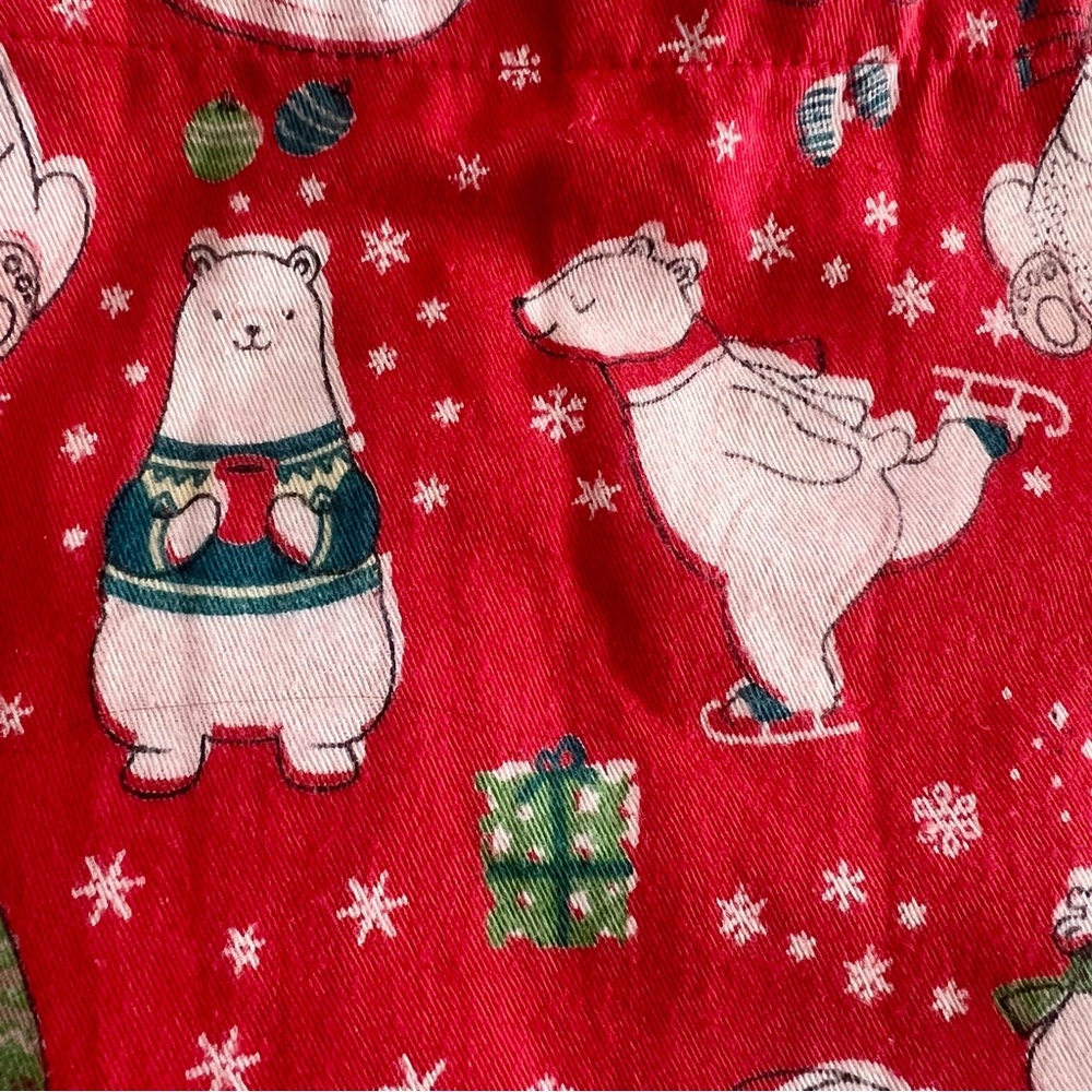 The Mahogany Store Polar Bear Flannel PJ Set New Size 2X - Picture 13 of 14
